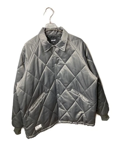 Schott Quilt Coach Jacket Men's Size XL Gray - product listing photo