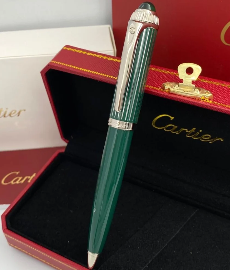 Cartier 2025 Roadster Green Ballpoint Pen – Rare VIP Luxury Gift – New ...