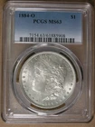 $1 1884-O Morgan Silver Dollar PCGS MS63 New Orleans Mint * AvenueCoin