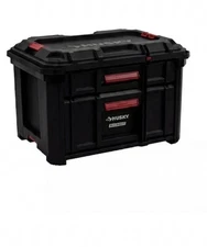 Husky Build-Out 2-Drawer Tool Box – Heavy-Duty Storage, Lockable, 50 lb Capacity