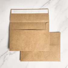 50 Pack 5X7 Envelopes for Invitations Kraft Envelopes Quick Self Seal Perfect fo