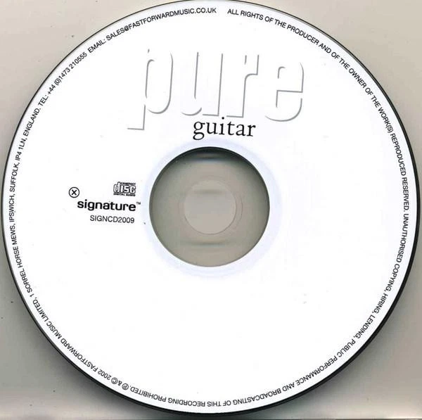 SIGNCD2009 Unbekannter Künstler Pure Guitar CD UK Signature 2002 SIGNCD2009 - Bild 3 von 3