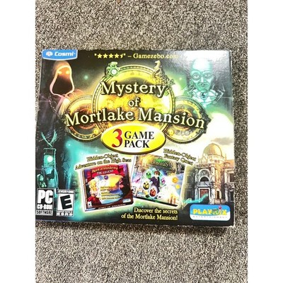 Cosmi Mystery of Mortlake Mansion PC Game OS Multi Hidden Object 3 Game Pack