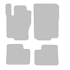 Fußmatten passend für Mercedes M-Klasse Typ W166   (Baujahr 2011-2015) Robust an