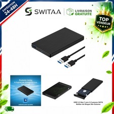 SABRENT Boîtier Externe Disque Dur 2,5" SATA vers USB 3.2 Aluminium SSD HDD