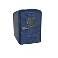 Frigidaire 9 Can or 6L Denim Beverage Portable Mini Fridge EFMIS199-INDIGODENIM