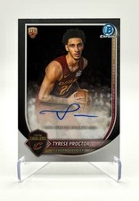 2025-26 Bowman Tyrese Proctor Base Auto Cavaliers RC