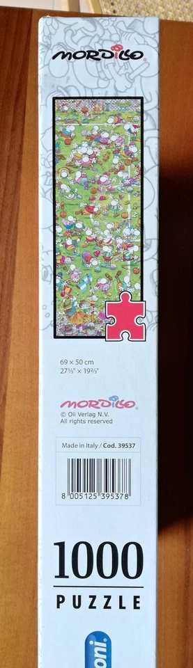 Puzzle Clementoni  1000 Pezzi Mordillo: Calcio - Immagine 2 di 4