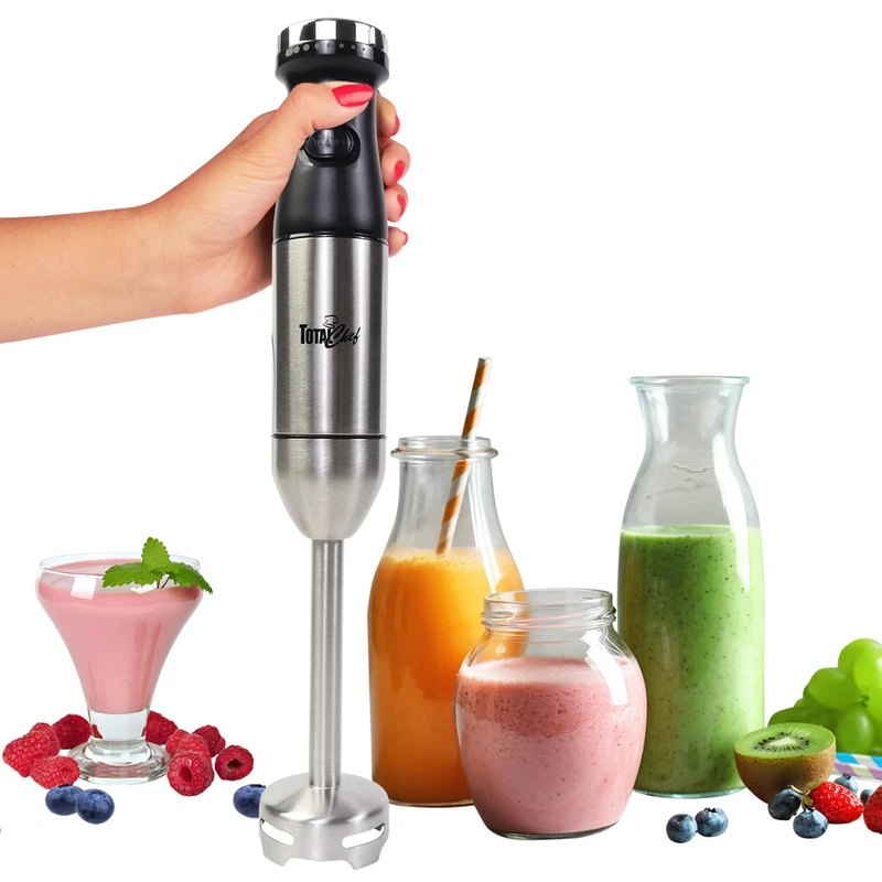 Total Chef Immersion Blender - Electric Handheld Stick Mixer Stainless Steel
Opens in a new window o