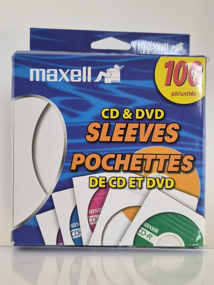 2 Maxell 190132 CD-403 CD/DVD Paper Sleeve Multicolor OPEN PACKAGE - Image 2 of 3