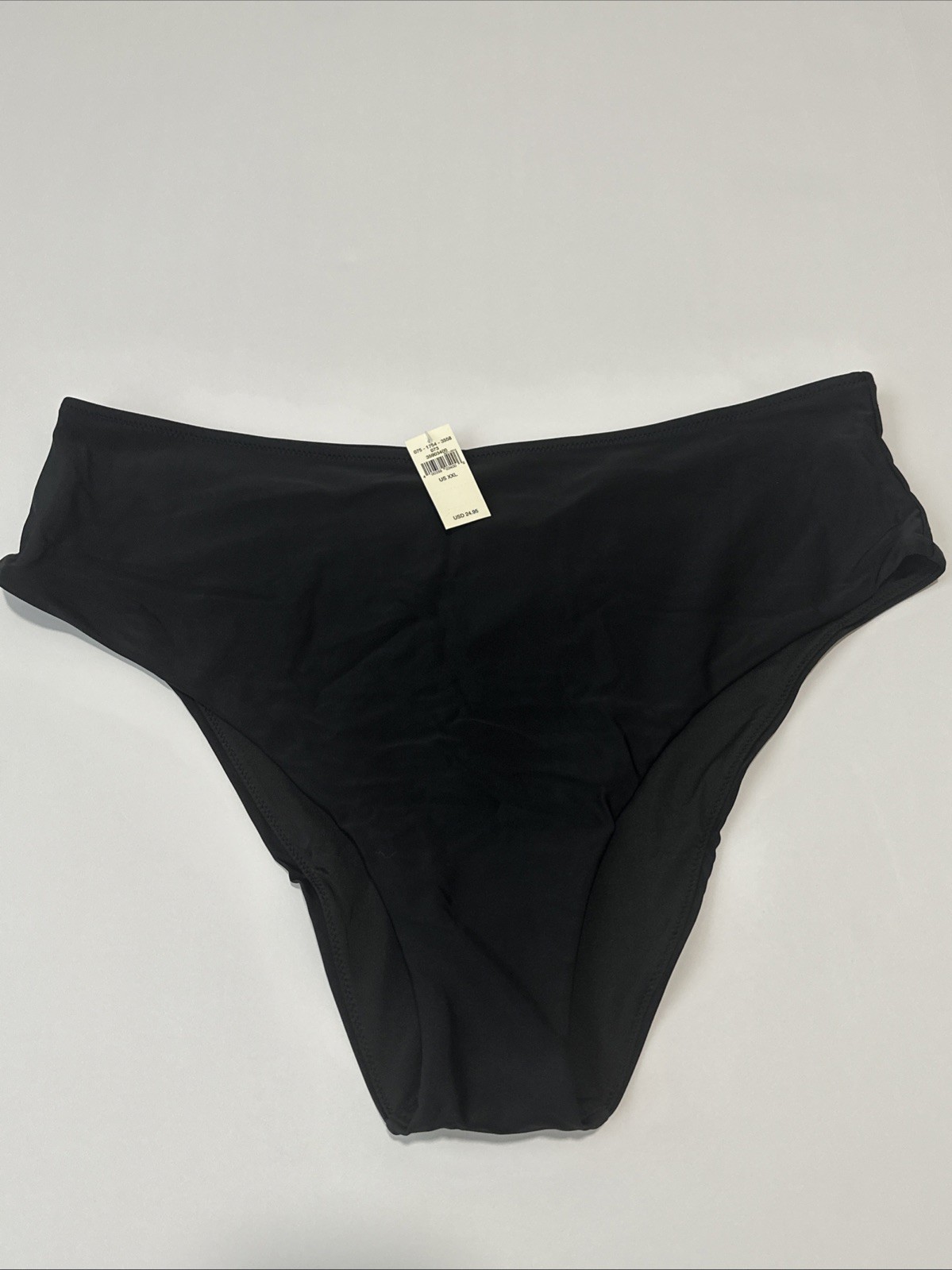 Aerie Cheeky Bikini Swimsuit Bottoms Black Women's Size XXL NWT
