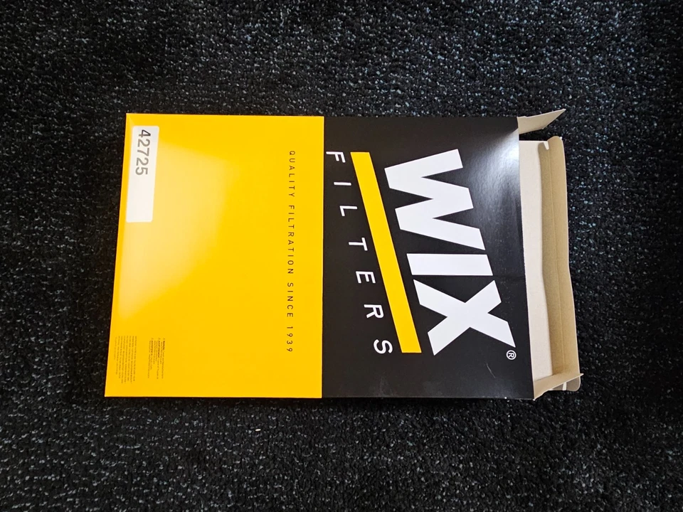 Filtro de aire de celulosa panel WIX 42725 (CANTIDAD 2) para Dodge Ram 1500 2004-2007 Foto 4 de 4