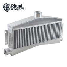 2 In 1 Out Universal High Flow Twin Turbo Aluminum Intercooler 400-800hp
