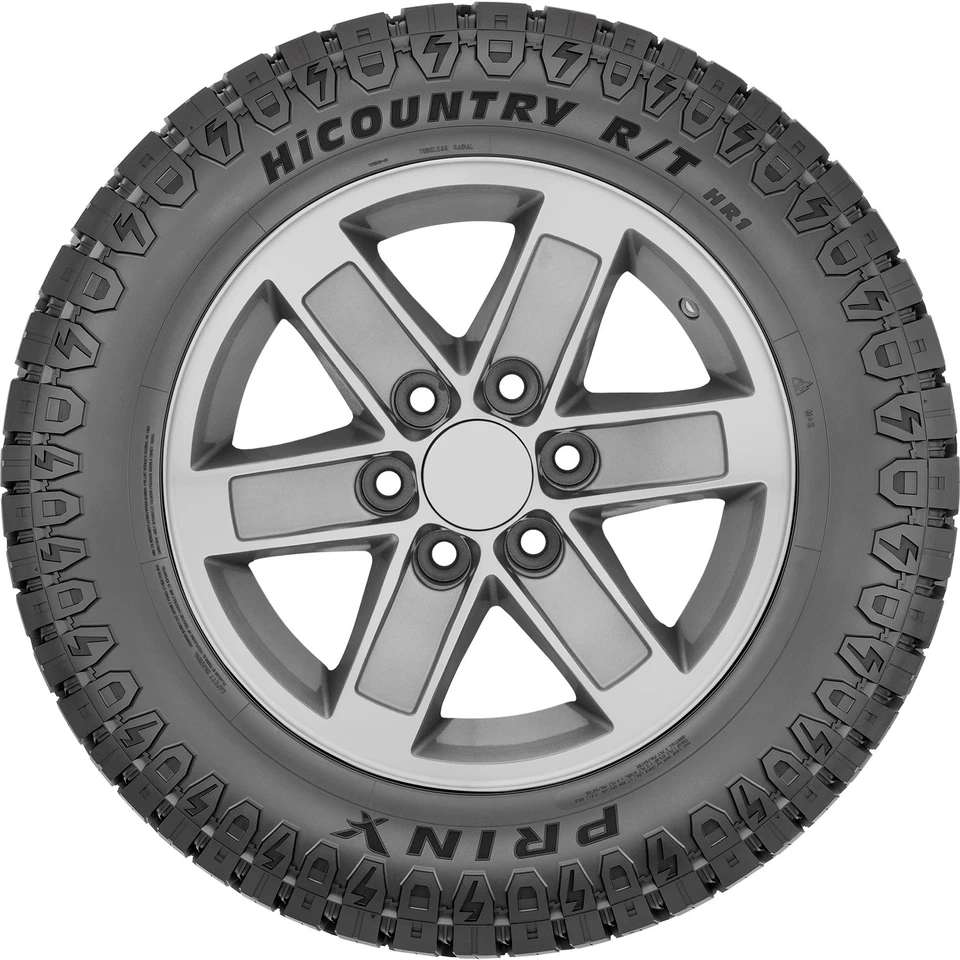 4 Tires Prinx HiCountry R/T HR1 LT 285/60R18 Load E 10 Ply RT Rugged Terrain - Image 3 of 3