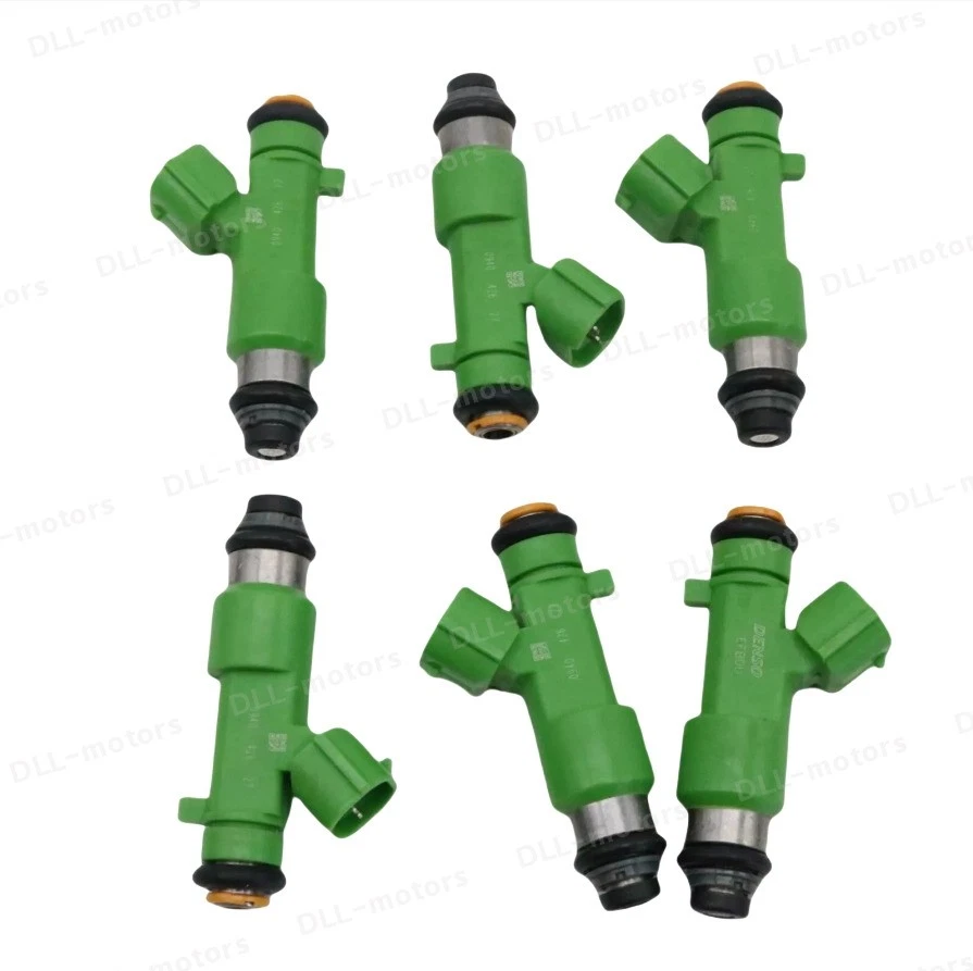 New x6 DENSO Fuel Injectors for 2009-2014 Nissan Murano 3.5L V6 #16600-jk20a Foto 3 de 4