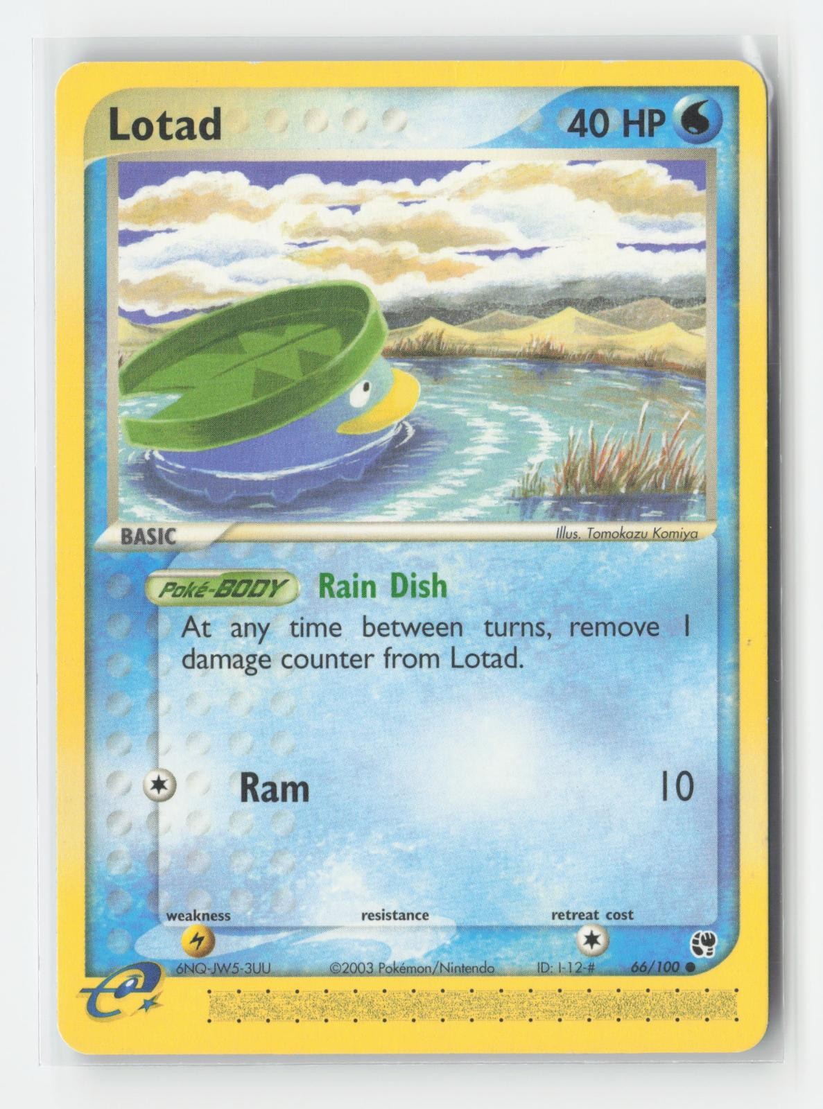 Lotad 66/100 Common Sandstorm Pokemon Heavily Played