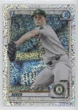 2020 Bowman Draft Chrome Sparkle Refractor Dane Acker #BD-8 2g6
