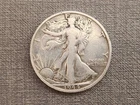 1944 S USA - ½ Dollar-Circulated Walking Liberty Half Dollar - .900 Silver Coin