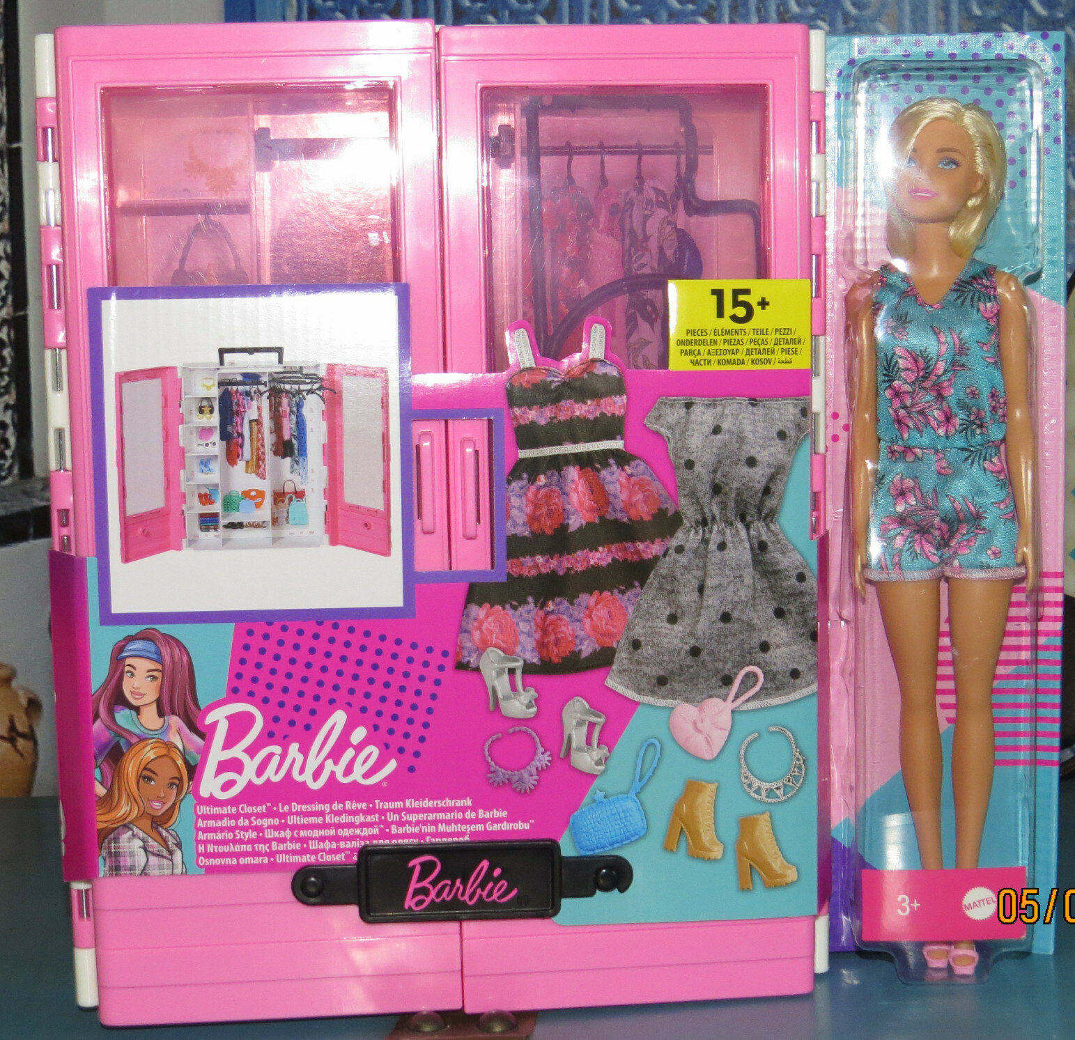 Barbie dressing de rêve avec poupée la solution parfaite pour ranger toutes les tenues