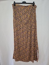 Women's TU Sleeveless Maxi Long Dress size 18 Orange Pink Floral Spring Summer