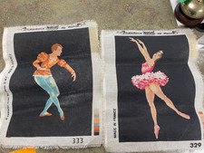 Creations de Paris " Margot" needlepoint canvas only Ballet Dancers 11x15 canvas