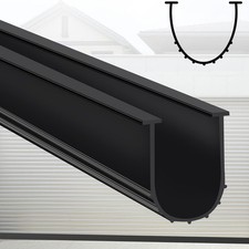 Universal Garage Door Bottom Seal Strip T-End Weatherproof Rubber Sealing Strip