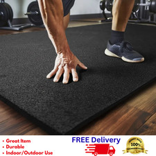 Mohawk 36"x48" Rubber Mat 1/2" Thick Recycled Tire Heavy Duty Gym Garage Outdoor