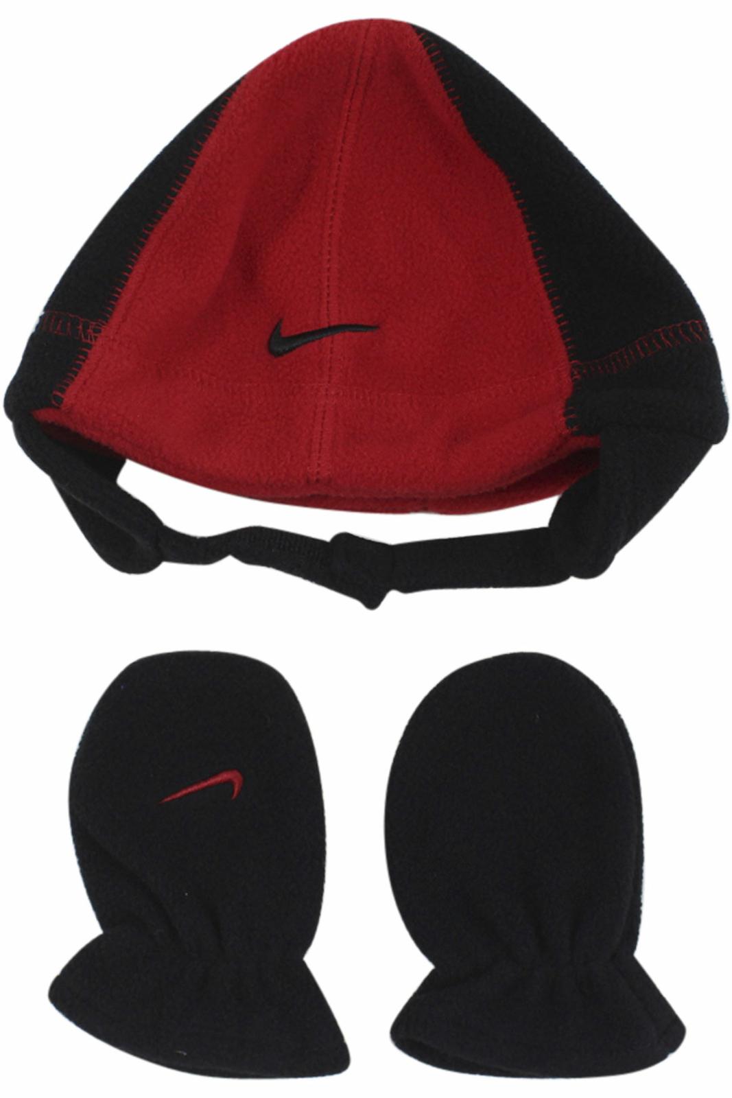 infant boy hat and mitten set