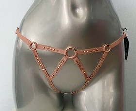 Victorias Secret Panty Very Sexy Blush Open Swarovski Crystal Ring Cheekini L