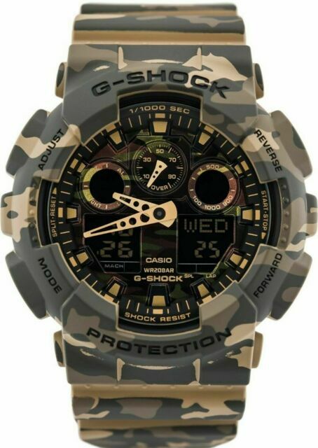Casio G-shock GA-100CM-5A Camouflage Men's Watch for sale online | eBay