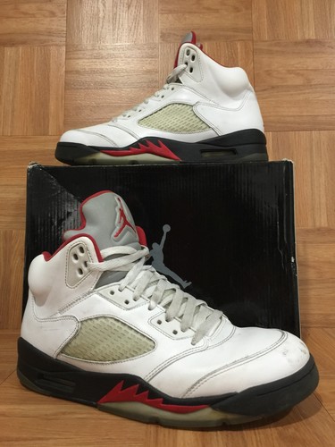 jordan 5 fire red ebay