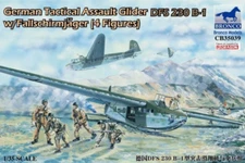 BRONCO CB35039 1/35 German Tactical Assault Glider DFS 230 B-1 w/Fallschirmjäger