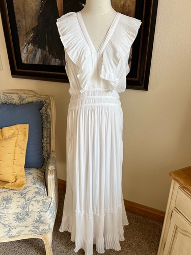 Women's Ramy Brook Camden Maxi Dress XL White - Picture 2 of 10