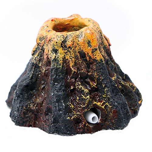 Aquarium Volcano Shape Oxygen Pump Fish Tank Air Bubble Ornament-Decor Ston Hot - Picture 6 of 11