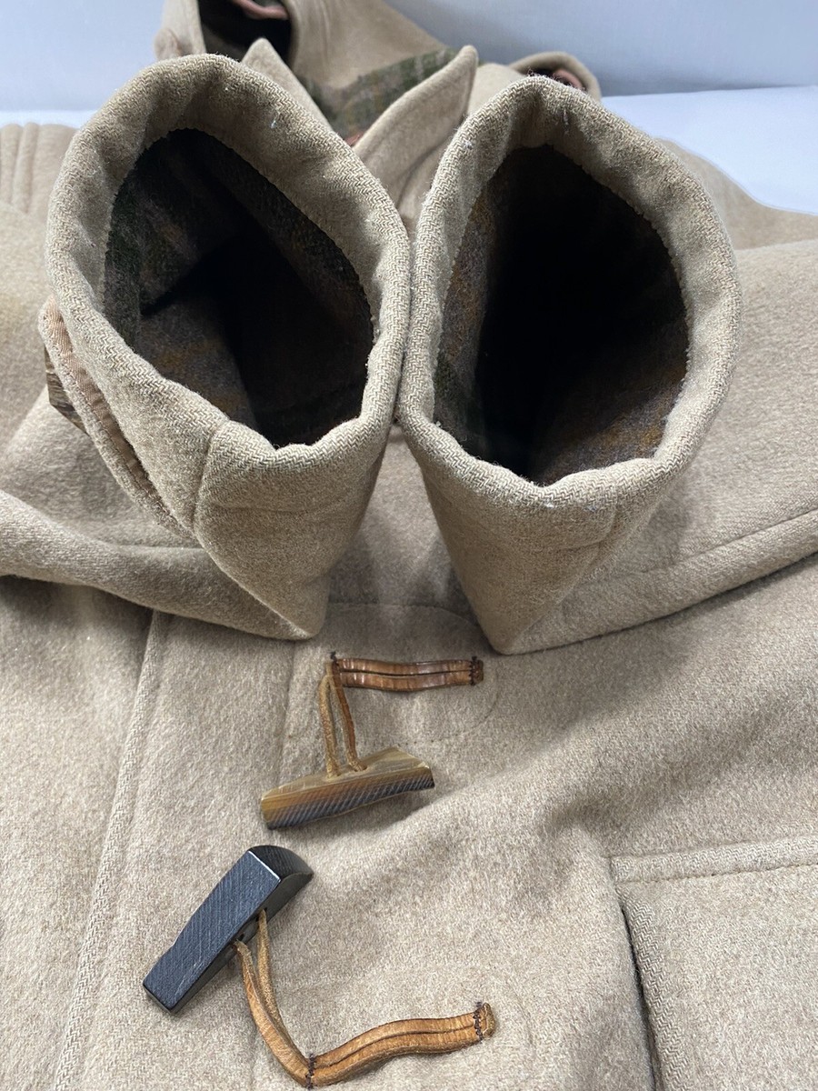Vintage 70's Gloverall Original English Duffle Coat Camel
