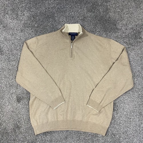 Zip Sweater Beige Silk \u0026 Cashmere Size 