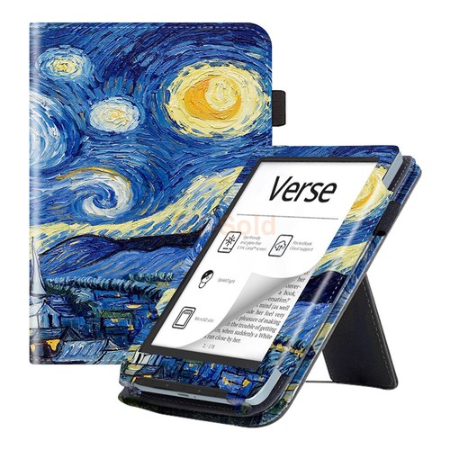 For Pocketbook Verse ‎PB629/ Lite/ Pro Case 6" PU Leather Cover &Stand Handheld - Picture 1 of 23