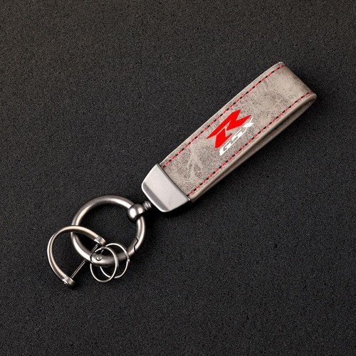 Motorcycle Leather Keyring Pendant For Suzuki Gsxr 600 GSX-R 750 GSXR600 GSX R - Picture 26 of 28