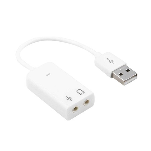 USB 2.0 to 3.5mm mic headphone Jack Stereo Headset 3D Sound Card Audio Adapter - Picture 4 of 5