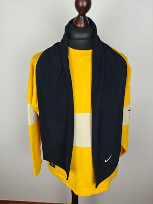 Nike Vintage Fleece Scarf Black Swoosh Logo