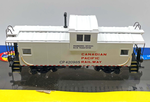 HO ATHEARN 75224 WIDE VISION CABOOSE CANADIAN PACIFIC CP # 420985 WHITE - Picture 2 of 2