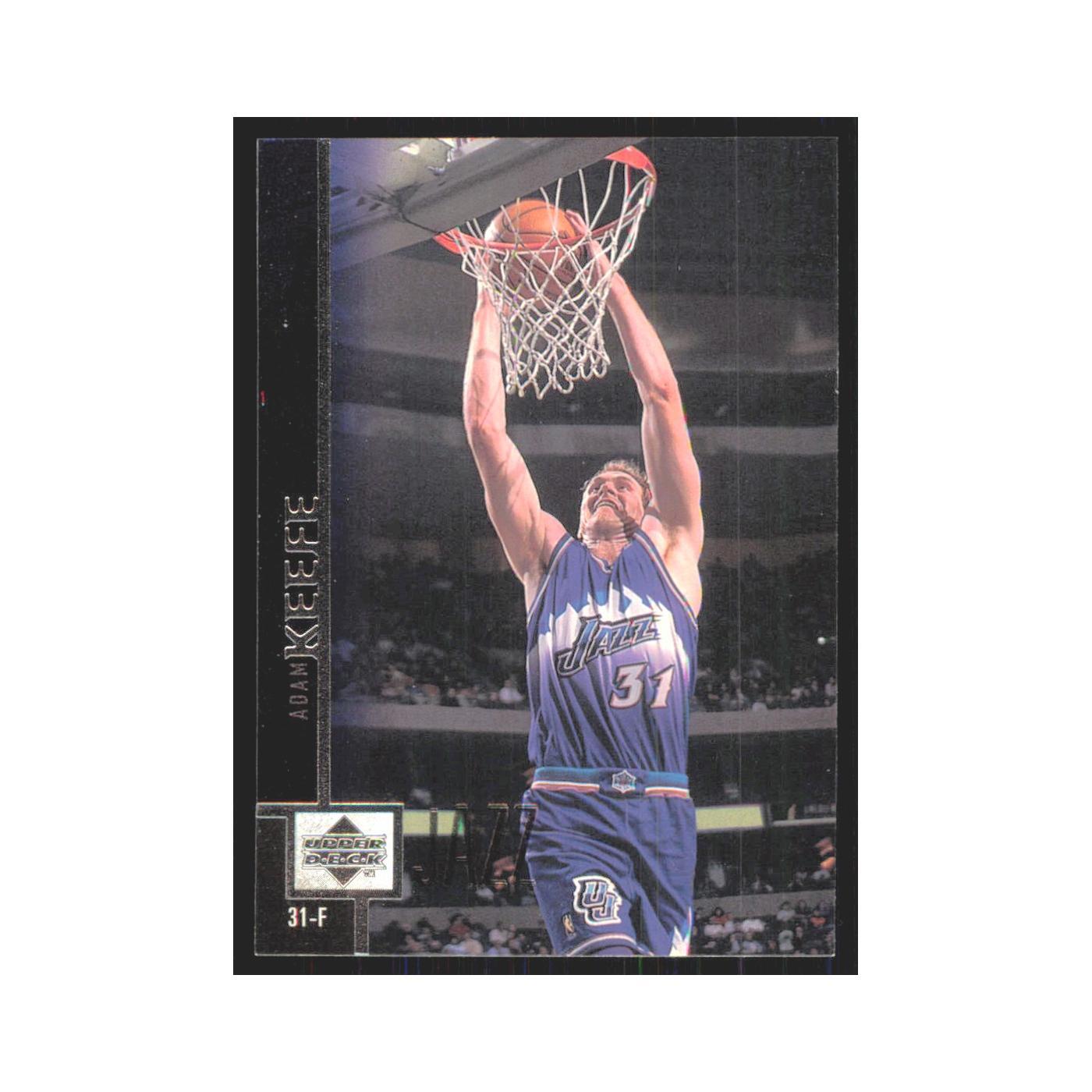 Adam Keefe 1997 Upper Deck #124 Utah Jazz Basketball Card NM