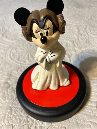 Statua Disney Star Wars Weekend Principessa Leia Minnie Mouse rara da collezione - Foto 9 di 10