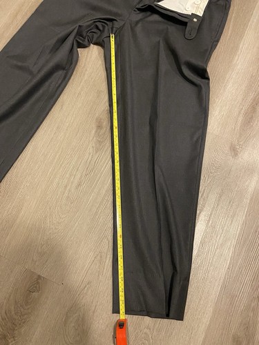 Loro Piana Charcoal Gray 4 Seasons Super 120 Wool Suit Size 54|44 Pants Fit 36 - Picture 18 of 19