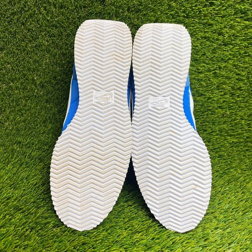 Nike Cortez Basic Nylon Mens Size 12 Blue White Athletic Running Shoes Sneakers - Picture 7 of 10