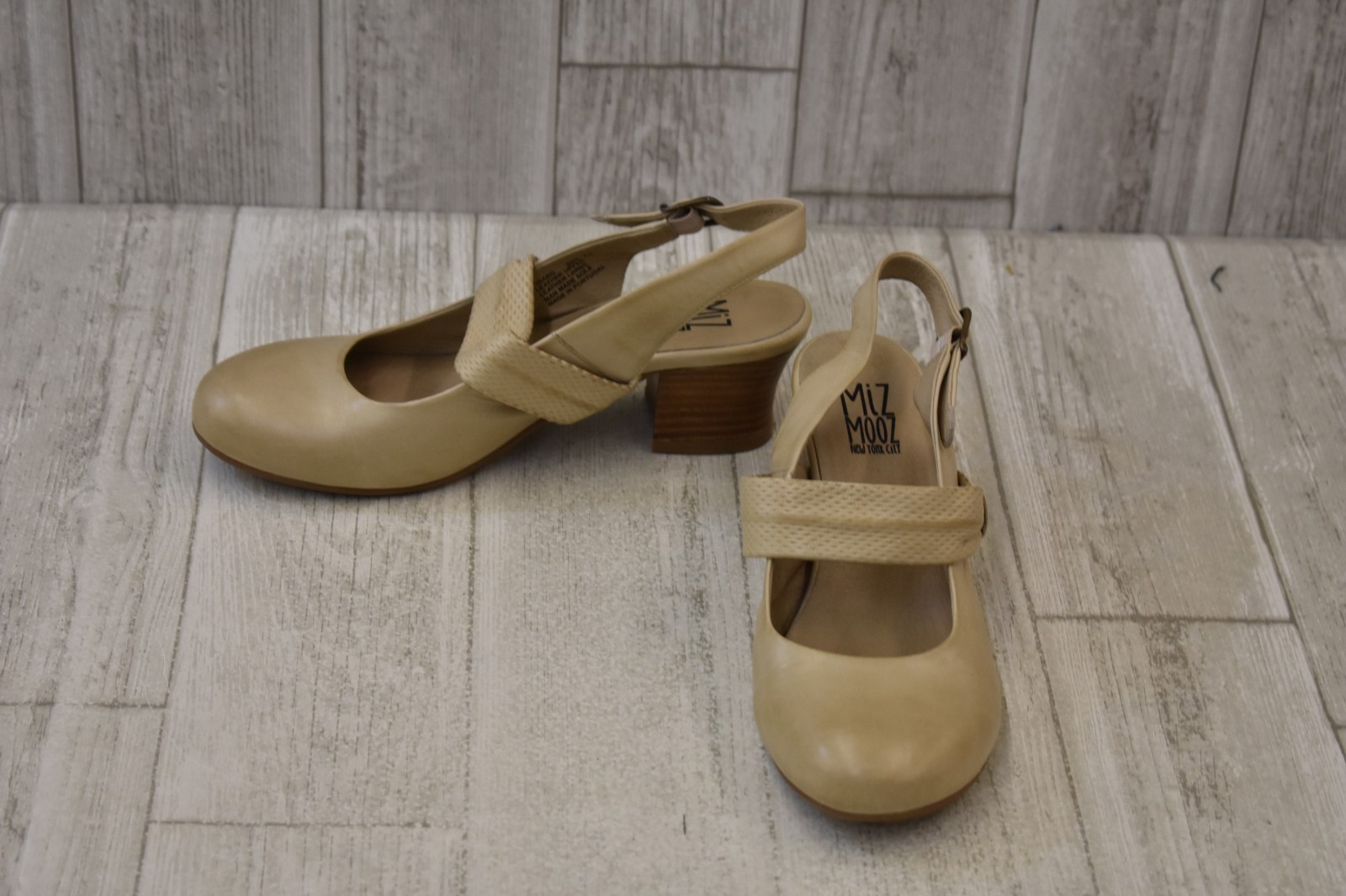 Miz Mooz Figaro Slingback Slingback Slingback Heel - Women's Size 8.5 Beige c8eda9 Miz Mooz Figaro Slingback Slingback Slingback Heel - Women's Size 8.5 Beige c8eda9