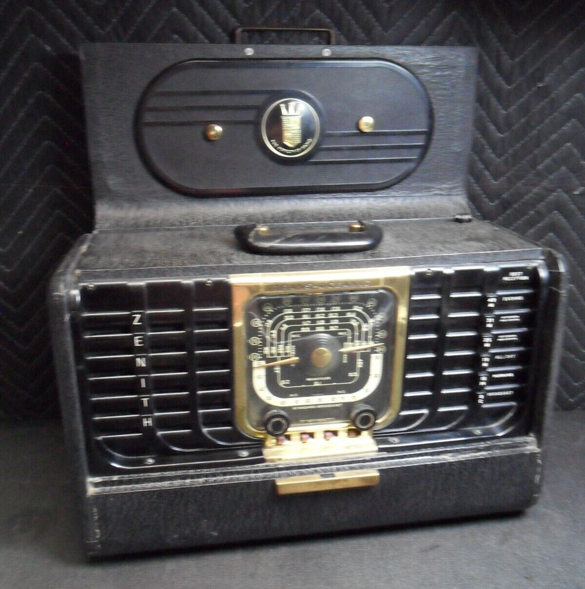 Working Zenith 1950 G500 Series Trans Oceanic Vintage Radio | eBay