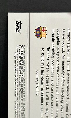 2023-24 Topps UEFA Club Competitions RC Lamine Yamal Black 2023-24 Topps UEFA Club Competitions RC Lamine Yamal Black