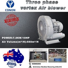 7.5kw/10HP Three phase VORTEX Air blower Gas pump High pressure suction Fan