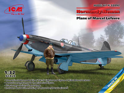 Normandy-Neman. Flugzeug Of Marcel Lefevre (Yak-9T With Figure ) 1:3 2